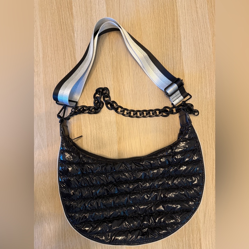 BCBGeneration Black Quilted Shoulder Bag